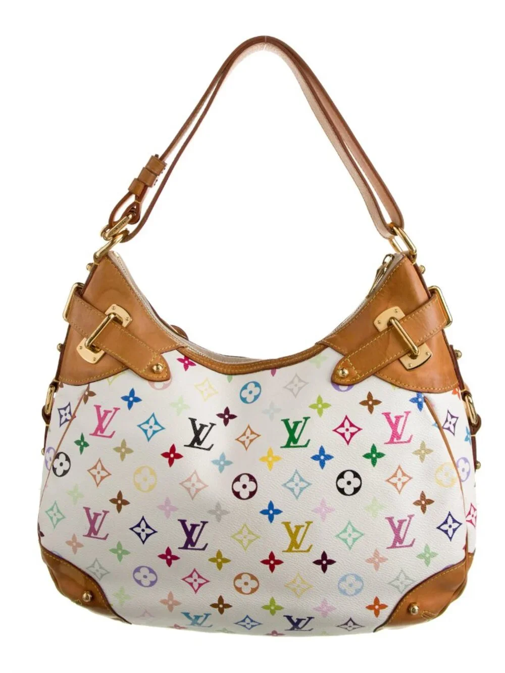 LOUIS VUITTON X MURAKAMI MULTICOLOR GRETA BAG ( 2008 Original)
